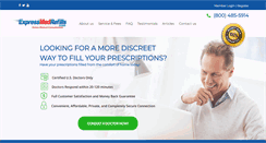 Desktop Screenshot of expressmedrefills.com